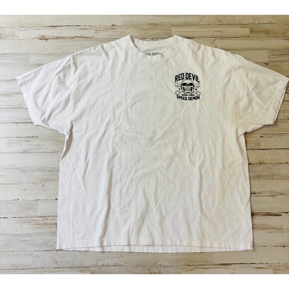 Red Devil Original Sinner Skull Tee Shirt sz 3X EUC - Picture 2 of 3